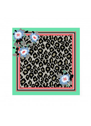 FOULARD ST MACULATO CON FIORI