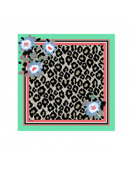 FOULARD ST MACULATO CON FIORI