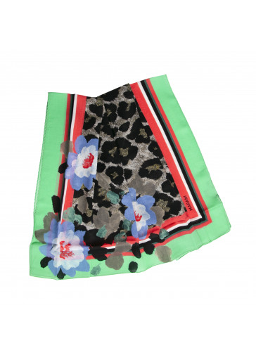 FOULARD ST MACULATO CON FIORI 2