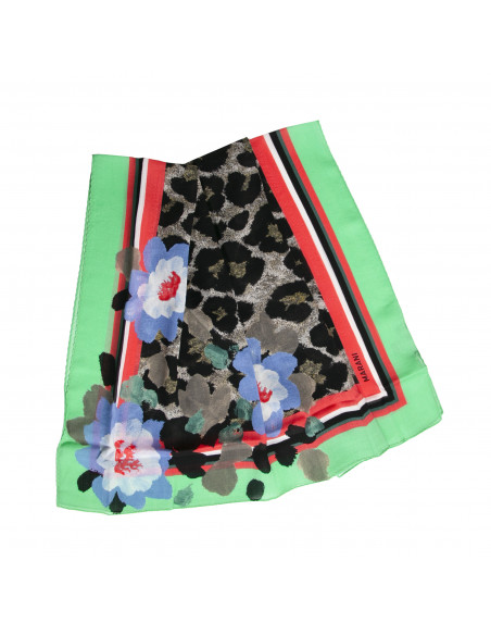 FOULARD ST MACULATO CON FIORI