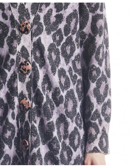 CARDIGAN STAMPA MACULATO GRANDE