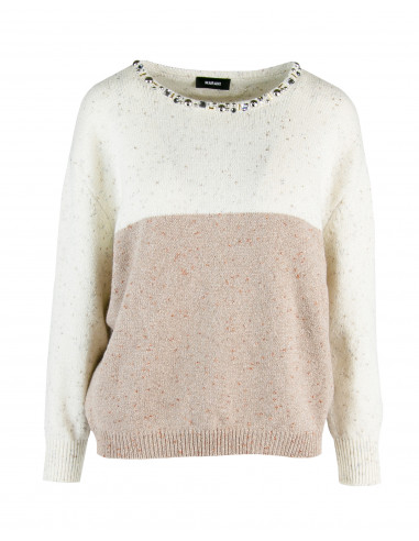 MAGLIA OVER JEWEL BICOLORE