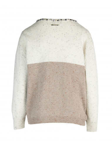 MAGLIA OVER JEWEL BICOLORE