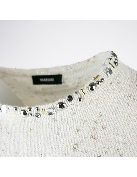 MAGLIA OVER JEWEL BICOLORE