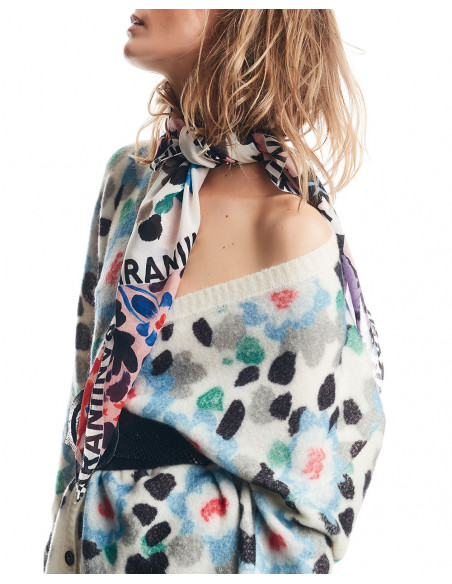 CARDIGAN OVER STAMPA FIORI