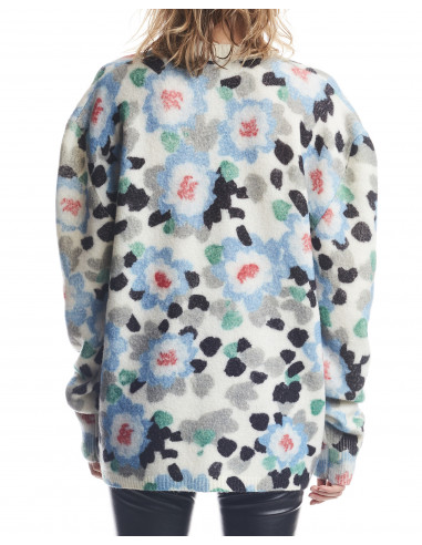 CARDIGAN OVER STAMPA FIORI