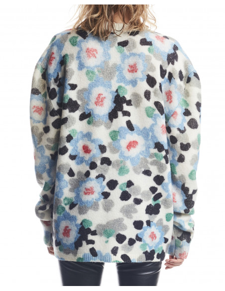 CARDIGAN OVER STAMPA FIORI