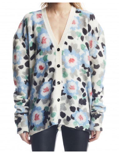 CARDIGAN OVER STAMPA FIORI