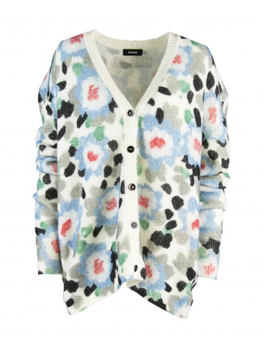 CARDIGAN OVER STAMPA FIORI
