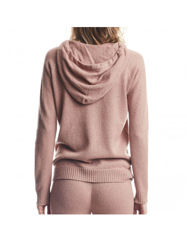 FELPA IN MAGLIA LUREX CON BORCHIETTE