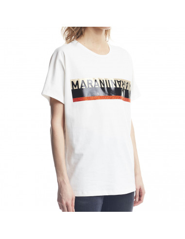 T-SHIRT C/LOGO LAMINATO