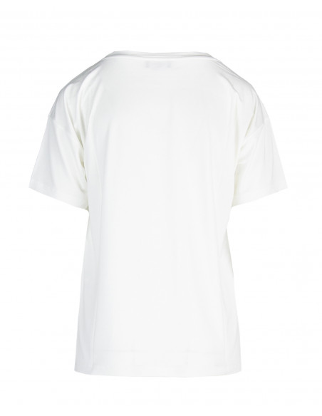 T-SHIRT C/RICAMO LEOPARDO