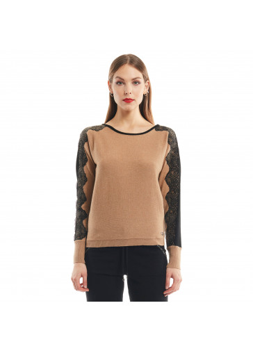 KIMONO C/PIZZO AGUGLIATO + APPL