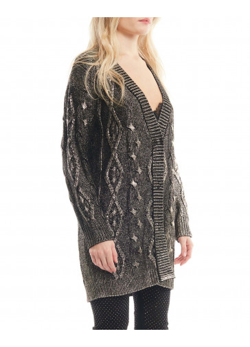 CARDIGAN TRECCE LAMINATE 2