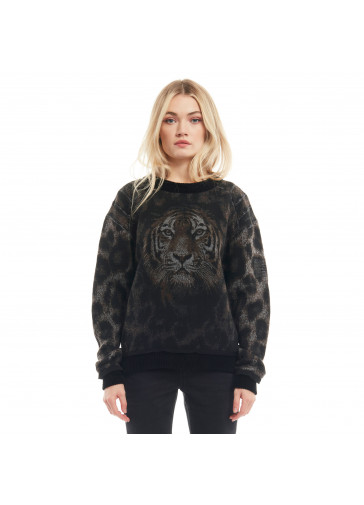 MAGLIA JACQUARD TIGRE+APPL