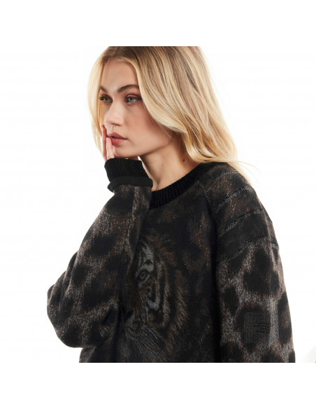 MAGLIA JACQUARD TIGRE+APPL