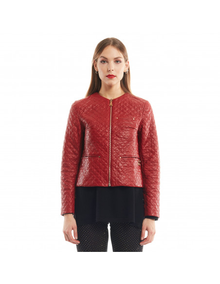 GIACCHINO TRAPUNTATOIN PELLE C/FODERA ST