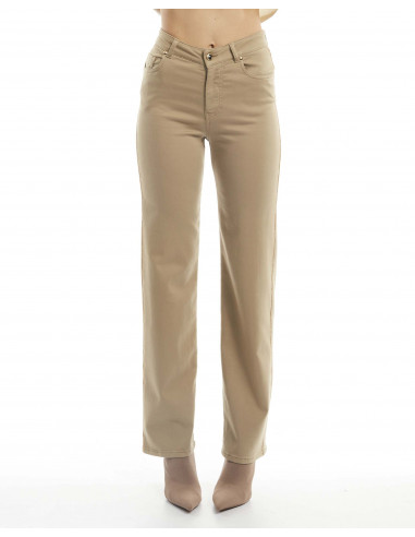 WIDE LEG T.CAPO C/APPLICAZIONI