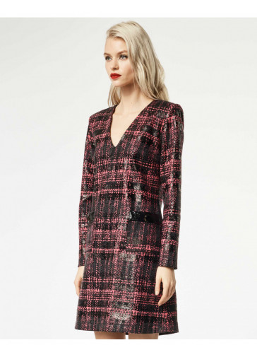 ABITO ST TARTAN     C/INSERTI IN VERNICE 2