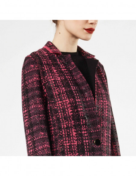 GIACCA IN MAGLIA ST TARTAN+METALLO