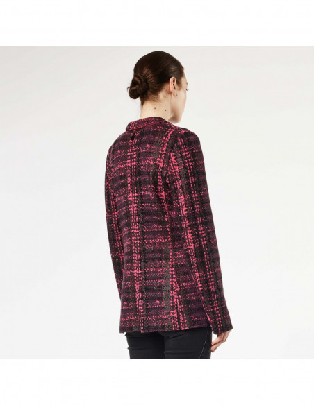 GIACCA IN MAGLIA ST TARTAN+METALLO