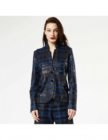 GIACCHINA ST TARTAN C/INSERTI IN VERNICE