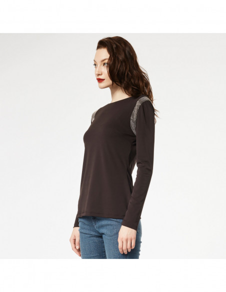 MAGLIA C/RICAMO