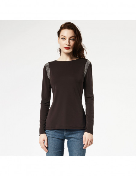 MAGLIA C/RICAMO