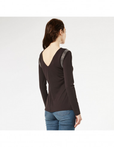 MAGLIA C/RICAMO