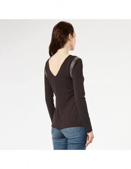 MAGLIA C/RICAMO