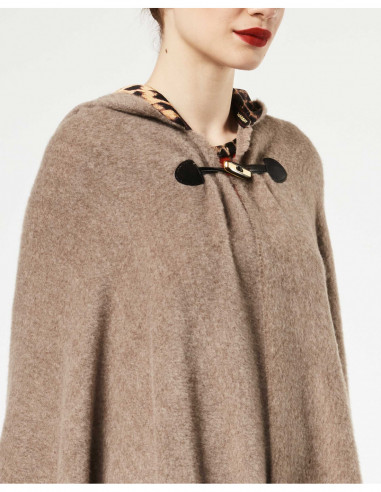 PONCHO C/CAPPUCCIO  ST MACULATO