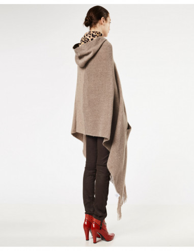 PONCHO C/CAPPUCCIO  ST MACULATO