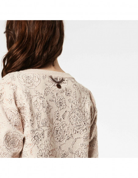 GIROCOLLO LUREX ST FIORI + LAMINA