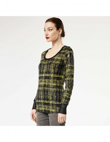 T-SHIRT ST TARTAN C/FINITURE IN MAGLIA