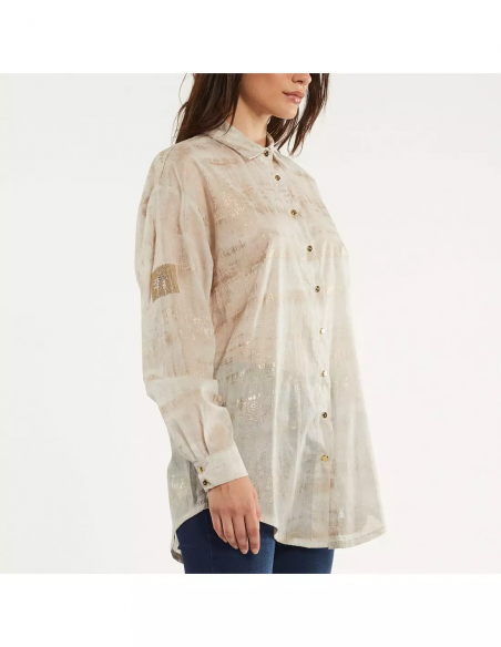 CAMICIA ST TEXTURE GOLD