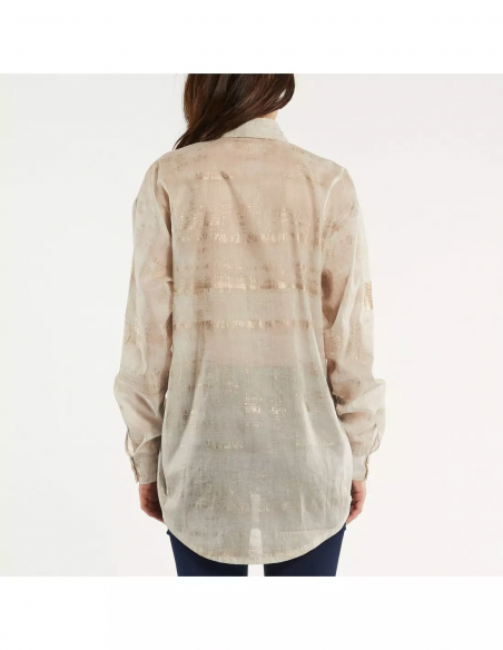 CAMICIA ST TEXTURE GOLD