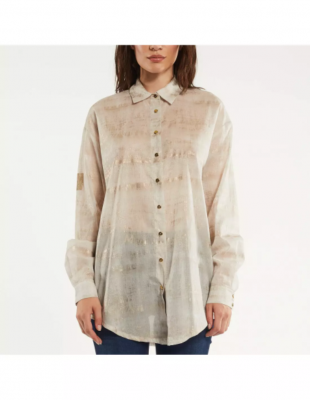 CAMICIA ST TEXTURE GOLD