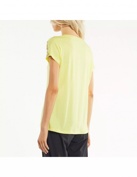T-SHIRT C/MOTIVI APPLICATI