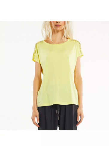 T-SHIRT C/MOTIVI APPLICATI