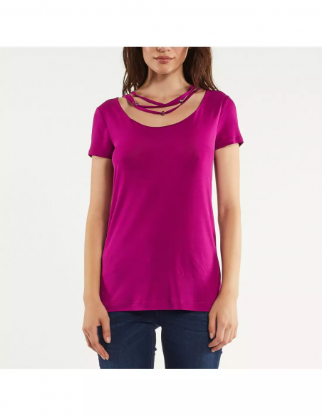 T-SHIRT C/CRISTALLI GIOIELLO
