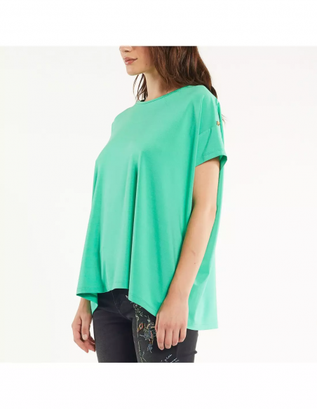 T-SHIRT OVER C/APPL