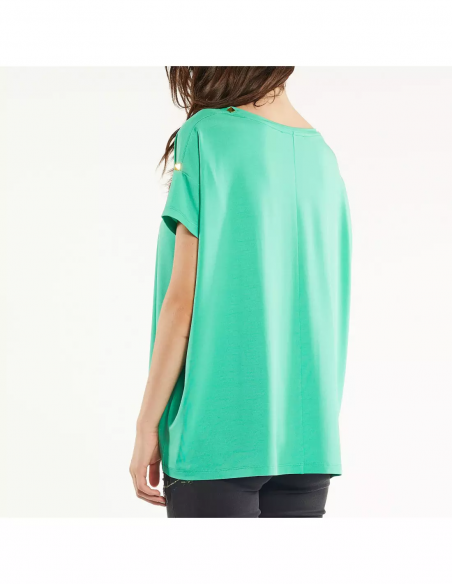 T-SHIRT OVER C/APPL