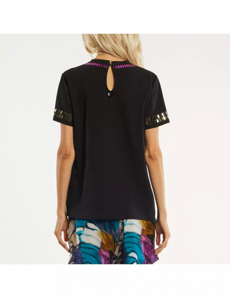 T-SHIRT C/SPECCHIETTI MULTICOLOR