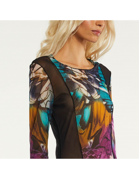 T-SHIRT ST FARFALLA IN RETINA