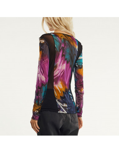 T-SHIRT ST FARFALLA IN RETINA