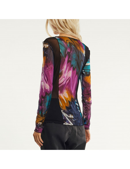 T-SHIRT ST FARFALLA IN RETINA