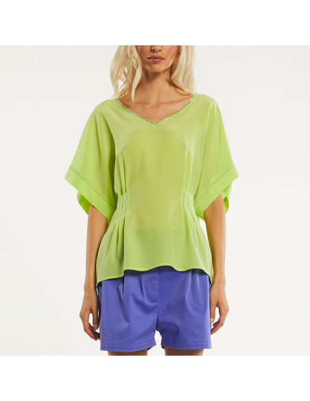 BLUSA C/APPLICAZIONI