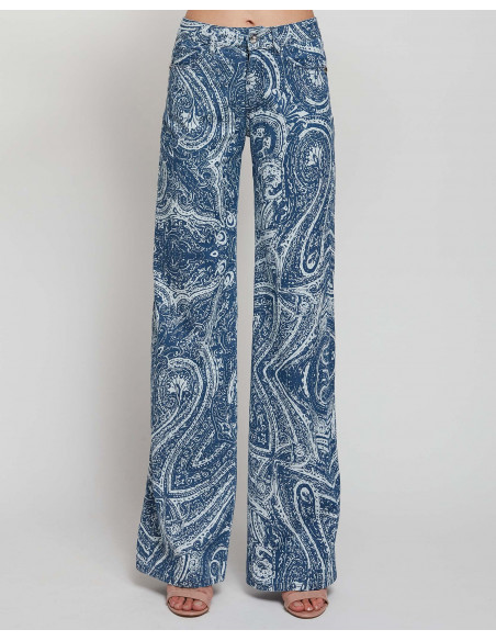 WIDE LEG ST CASHMERE