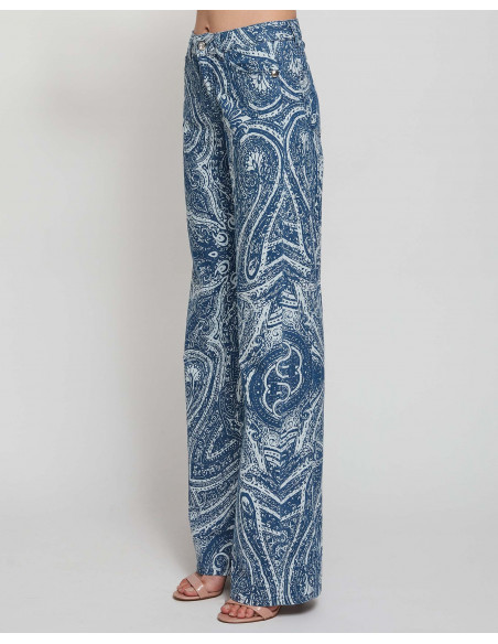 WIDE LEG ST CASHMERE