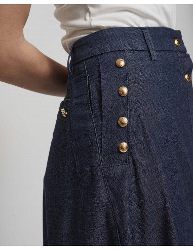 GONNA LUNGA DENIM LIGHT